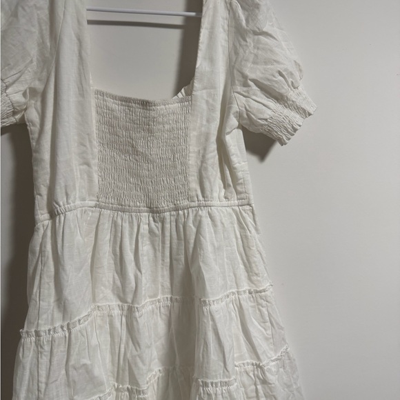 Altar'd State White Tiered Mini Dress like new XL - Picture 14 of 16